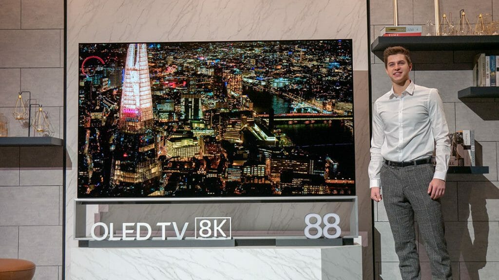 Der LG Z9 erweitert das OLED-Lineup im ein 8K Modell mit 88 Zoll