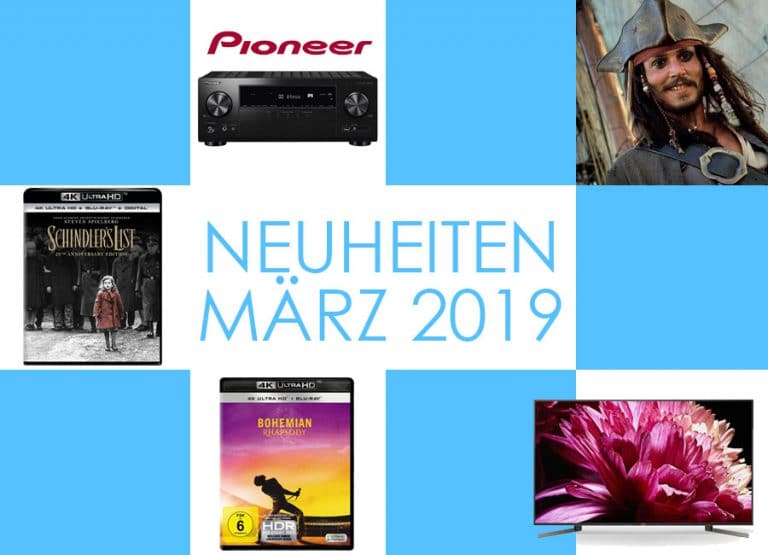 Neuheiten März 2019: Film & Unterhaltungselektronik