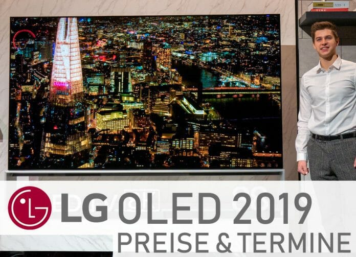 LG verrät die Preise und Termine für seine 2019 OLED TVs (C9, E9, W9)