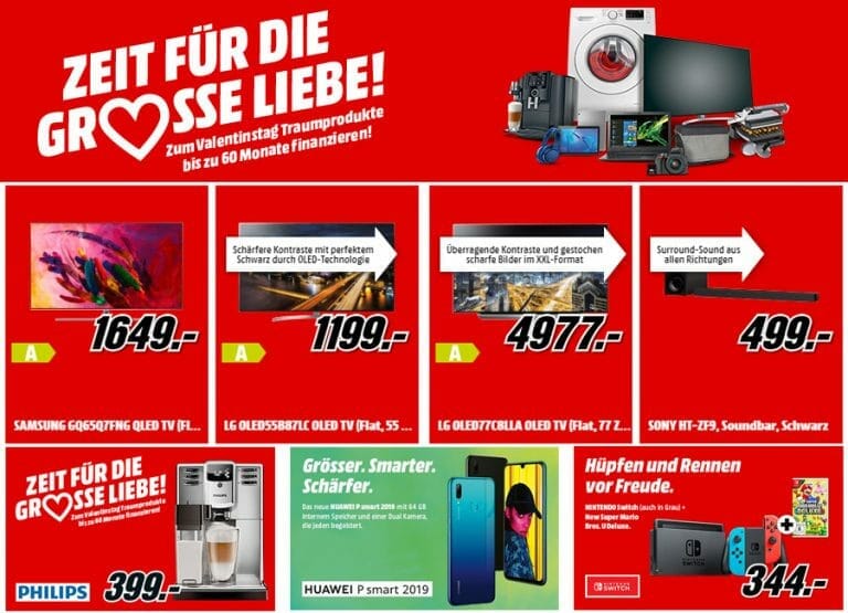 QLED & OLED ab 1.149 Euro im neuen MediaMarkt-Flyer + Blu-ray Angebote