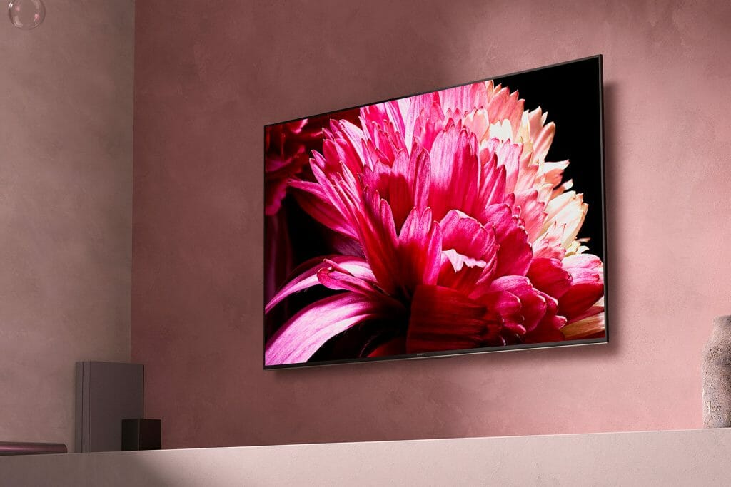 Macht auch mit einer Wandmontage einen guten Eindruck: Sony XG95 4K HDR TV mit FALD