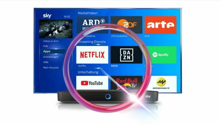 Sky Q: Umfangreiches Update mit Apps für YouTube und Arte