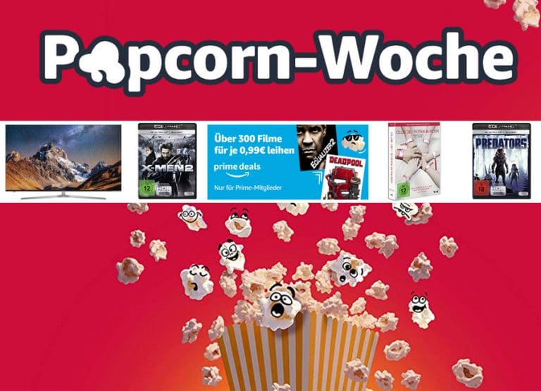 Popcorn-Woche: Filme, Serien und Technik bis zu 50% reduziert!