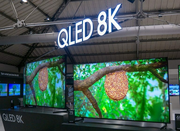 Samsung demonstriert 8K/HDR Fernsehübertragung auf dem neuen Q950R 8K TV