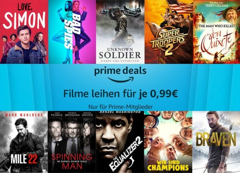 Prime Deals: Filme für je nur 99 Cent ausleihen! (Nur bis Sonntag)