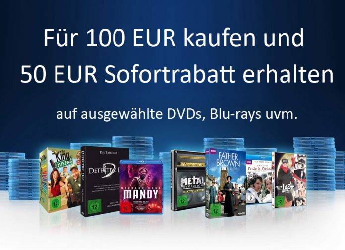 Für 100 Euro kaufen und 50 Euro Sofortrabatt erhalten Aktionbanner