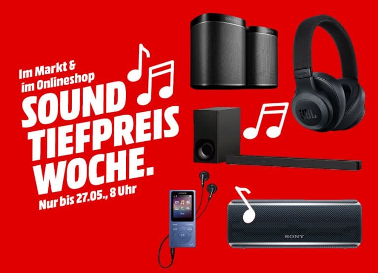 Tiefpreiswoche auf MediaMarkt.de liefert Bestpreise für Soundbars!