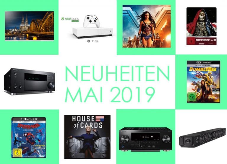 Neuheiten Mai 2019: Film & Unterhaltungselektronik