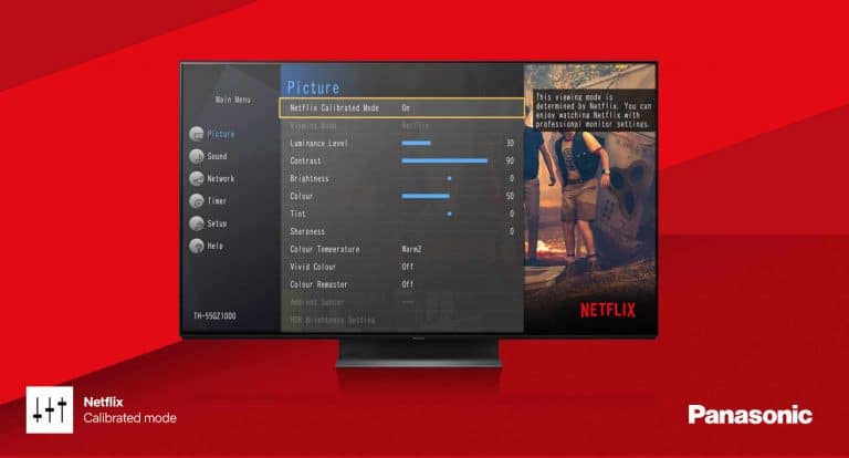 Panasonic: OLED-TVs erhalten ab sofort den Netflix Calibrated Mode