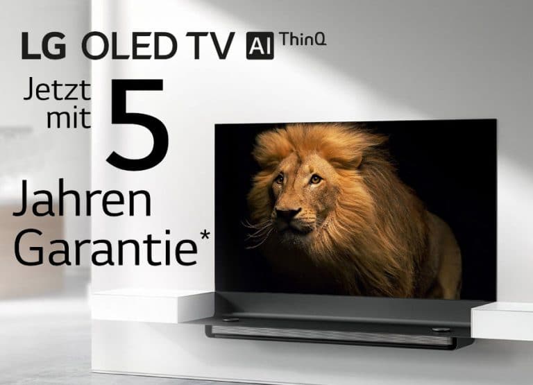 LG gewährt 5 Jahre Garantie auf seine OLED Serie 9 Modelle