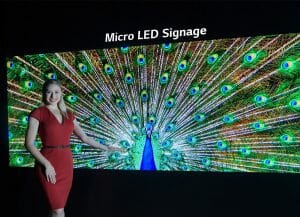 LG präsentierte seine professionelle MicroLED Display Lösung auf der InfoComm 2019