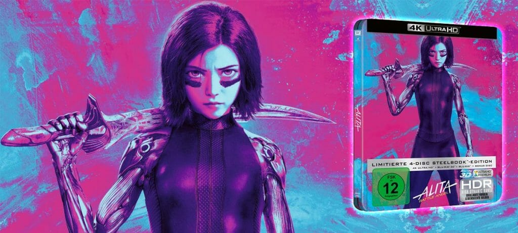 Steht hoch im Kurs: Das limitierte Alita: Battle Angel  4K Steelbook