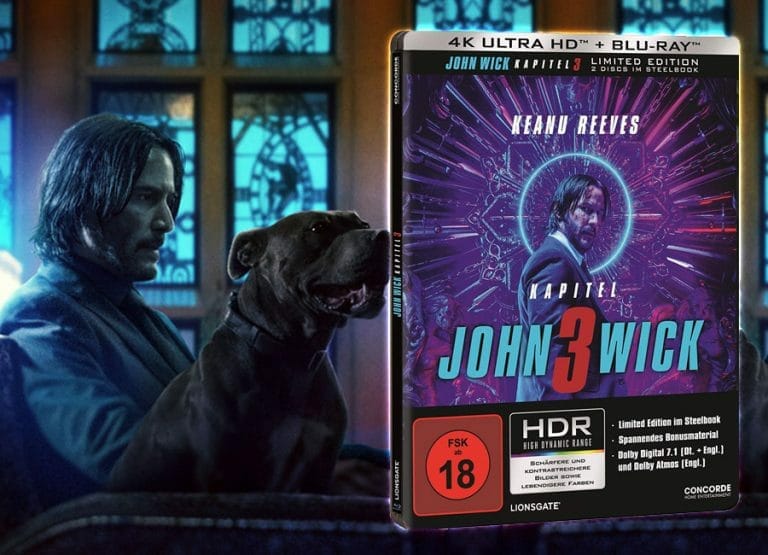 John Wick: Kapitel 3 erscheint im schicken 4K Blu-ray Steelbook