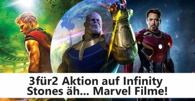 Neue „3 für 2“ Aktion auf ausgewählte Marvel-Filme (inkl. 4K Blu-ray)