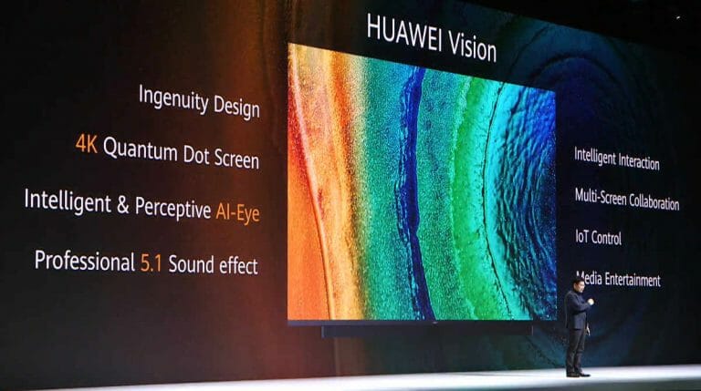 Huawei Vision: 4K-TV mit Quantum Dots und bombastischem Lautsprechersystem vorgestellt