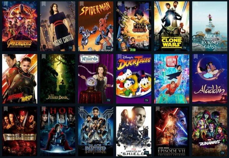 Das Film & Serien-Angebot von Disney Plus vor dem offiziellen Start durchstöbern