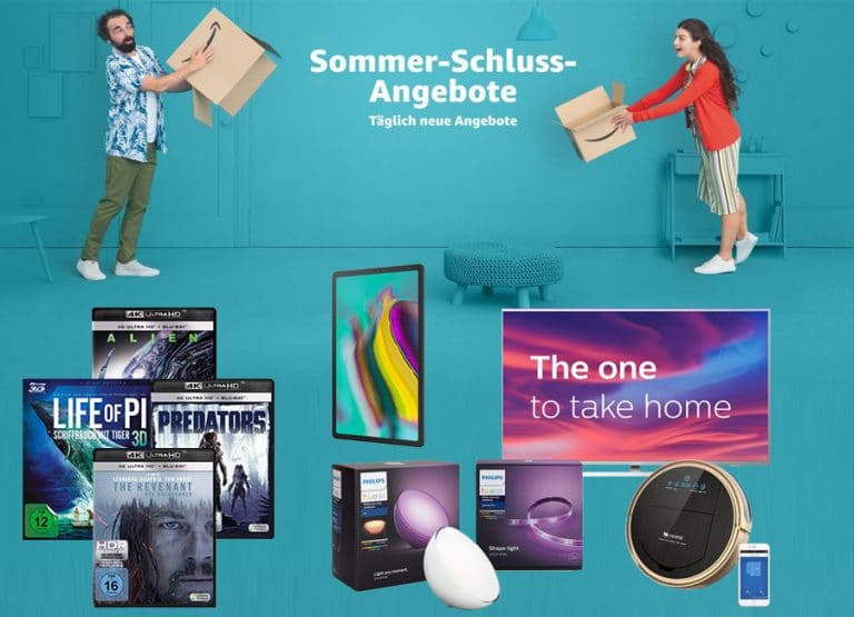 4K & 3D Blu-rays ab 9.97 Euro und weitere Sommer-Schluss-Angebote
