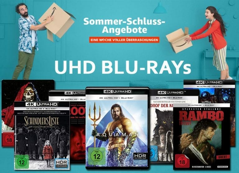 Montags-Deal: Reduzierte 4K UHD Blu-rays ab 14,97 Euro!