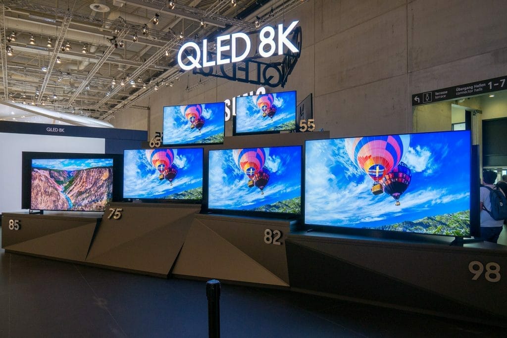 Das komplette 8K QLED Lineup (Q950R) von 55 bis 98 Zoll