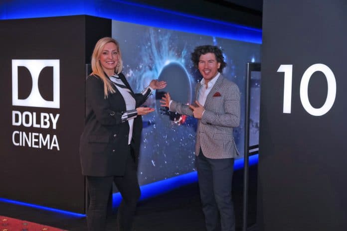 Tanja Mantz und Youry Bredewood eröffneten feierlich das neue Dolby Cinema in Wien