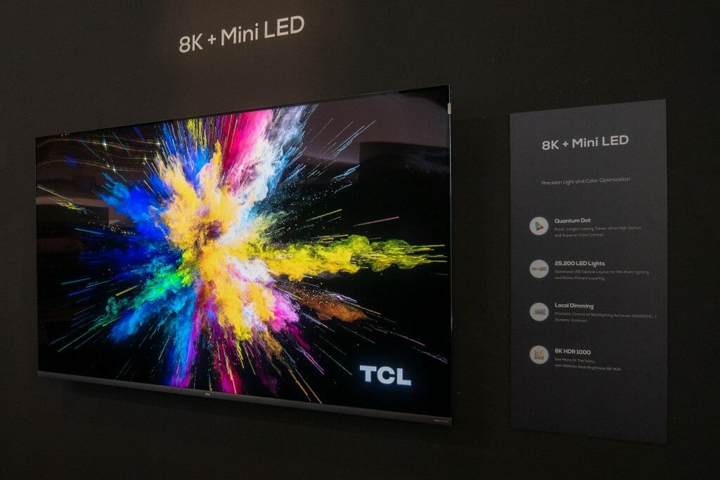 TCL 8K Mini LED TV 