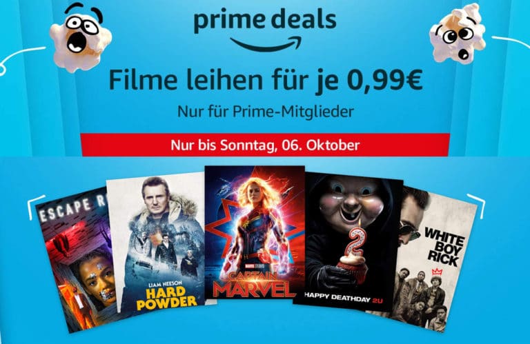 Über 450 Filme zu je nur 99 Cent leihen! (Prime Deals)