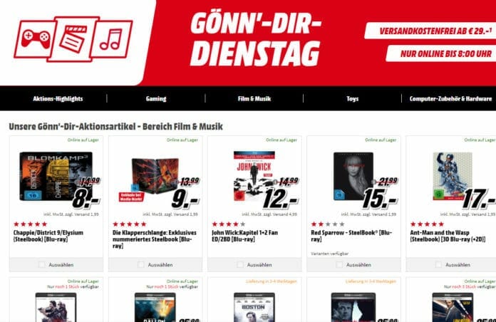 4K Blu-rays reduziert am 