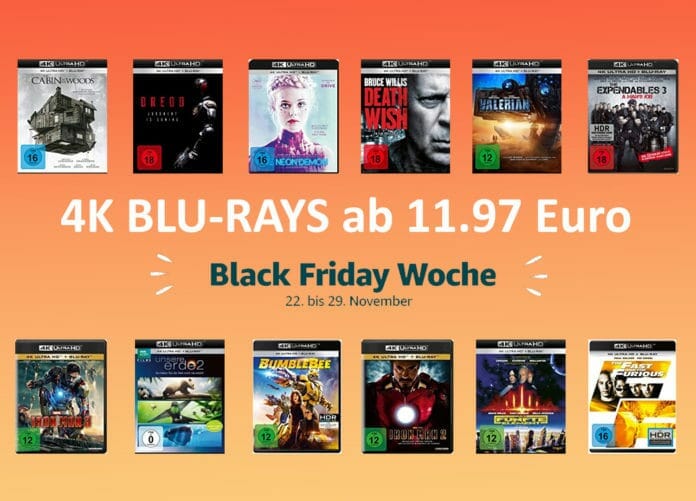 Günstige 4K Blu-rays ab 11.97 Euro