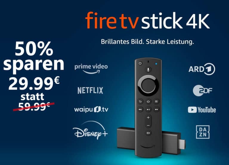Amazon reduziert Fire TV-Geräte inkl. Fire TV Stick 4K um bis zu 50 Prozent!