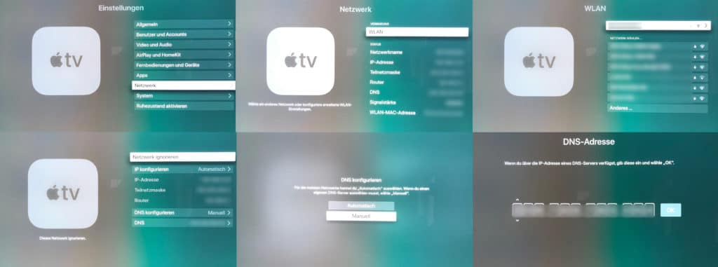 So tragt ihr die Smart DNS in euren Apple TV 4K ein