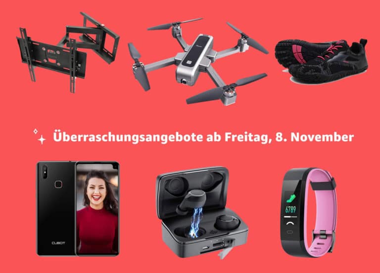 Amazon bewirbt erste Überraschungsangebote als Vorgeschmack auf den Cyber Monday