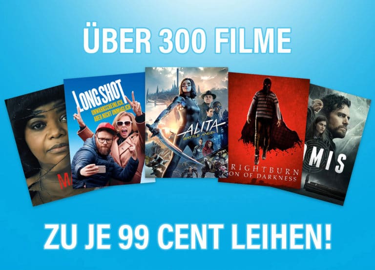 Über 300 Filme für je 99 Cent ausleihen! (Prime Deals an Weihnachten)