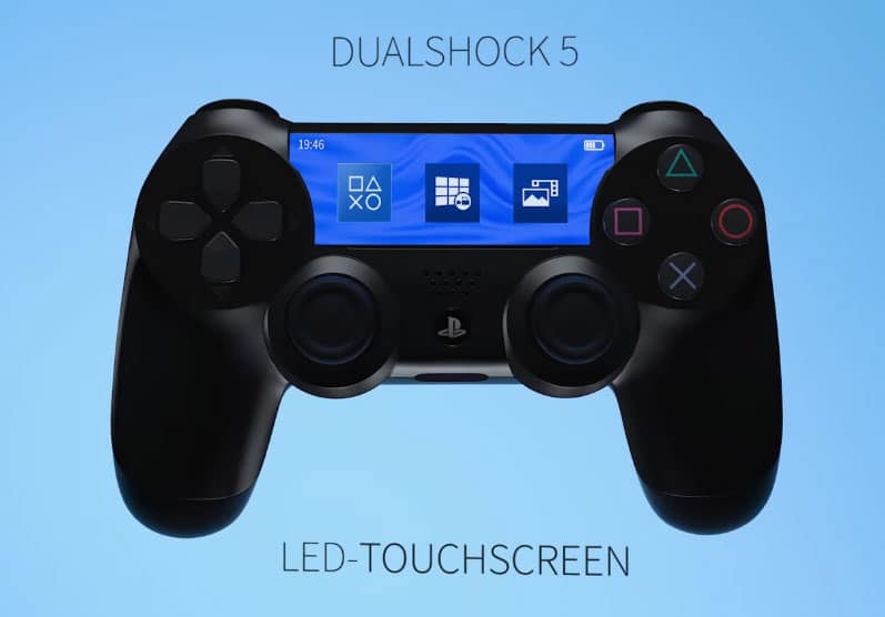 Erhält der DualShock 5 Controller einen LED-Touchscreen?