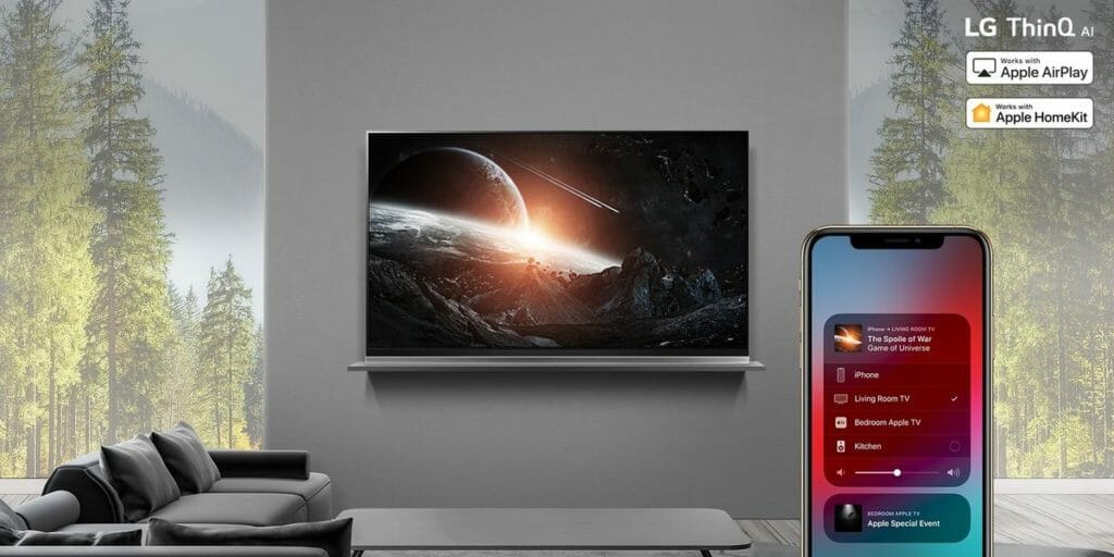 Ausgewählte Premium UHD & OLED TVs von LG unterstützen bereits AirPlay 2