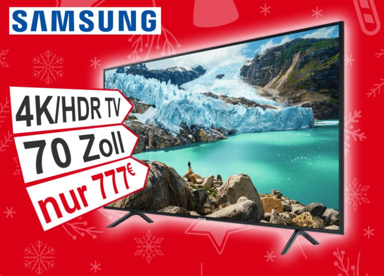 Nikolaus-Megadeal: 70 Zoll UHD/HDR TV für nur 777 Euro – Solange der Vorrat reicht!