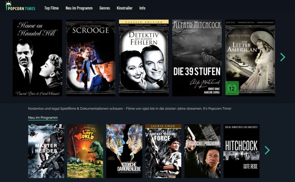 Popcorntimes Screenshot