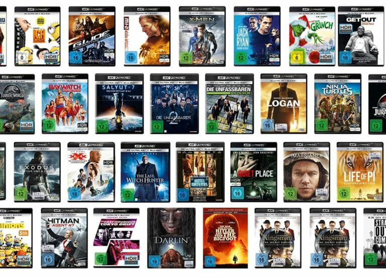 Günstig shoppen: 4K UHD Blu-rays ab 9.97 Euro