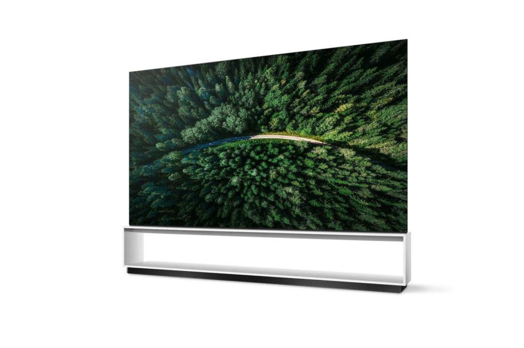 Der LG OLED88Z9 diente zur Vorführung des 8K-Materials