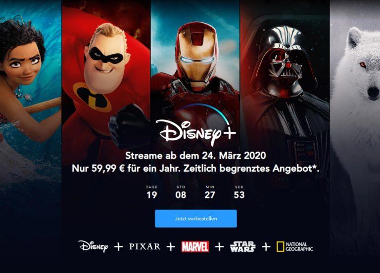 Disney+ hier vergünstigt vorbestellen und 4kfilme.de unterstützen!