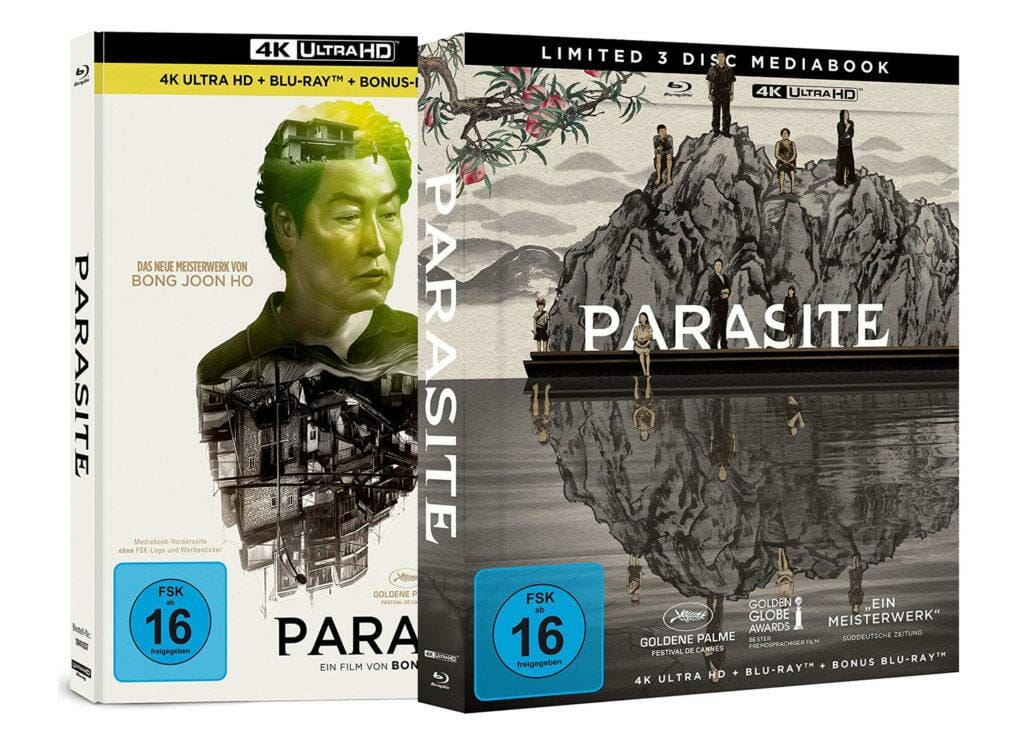 Bei der 4K Blu-ray von Parasite ist Capelight ein kleiner Fehler unterlaufen