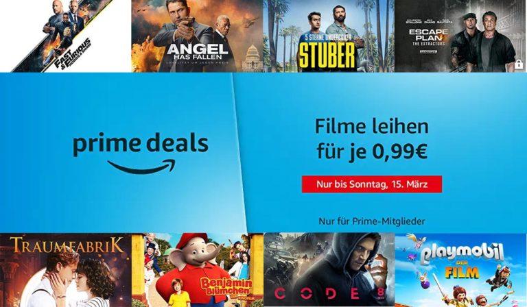 Prime Deals: Filme in HD & 4K/HDR Qualität für je 99 Cent leihen!
