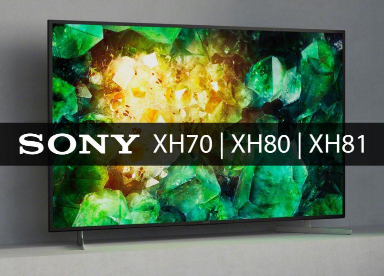 Sony kommuniziert Preise der XH70, XH80 und XH81 LCD-4K-TVs