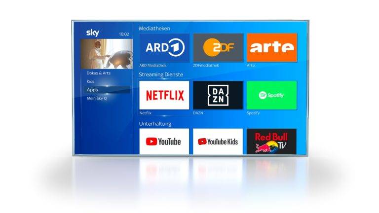 Sky Q  ab sofort auch mit der YouTube Kids App