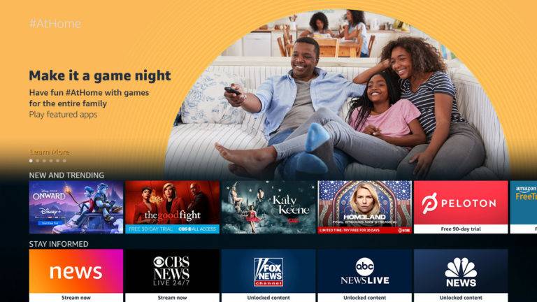 Amazon #AtHome: Kostenlose Inhalte für die Fire TV kommen auch nach Deutschland