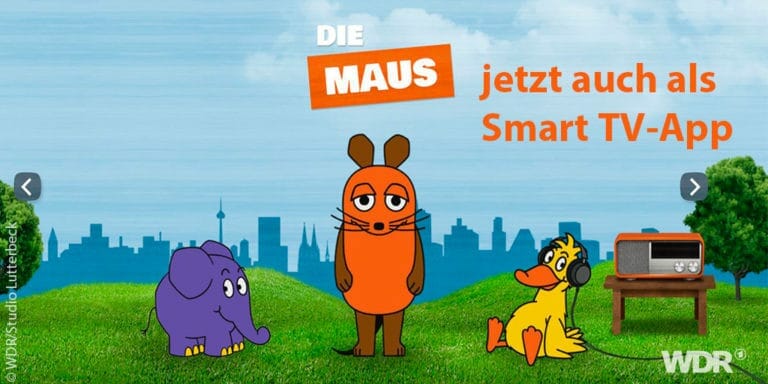 Sendung mit der Maus: WDR veröffentlicht eigene App für Smart TVs