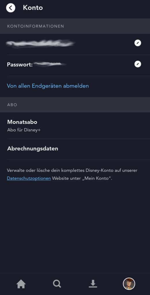 Disney+ Force Logout