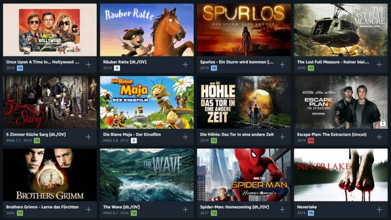 Langeweile adé: Über 300 Filme zu je nur 99 Cent bei Prime Video ausleihen