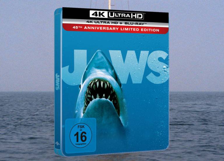 „Der Weiße Hai“ erscheint als limitiertes 4K Blu-ray Steelbook inkl. Dolby Atmos