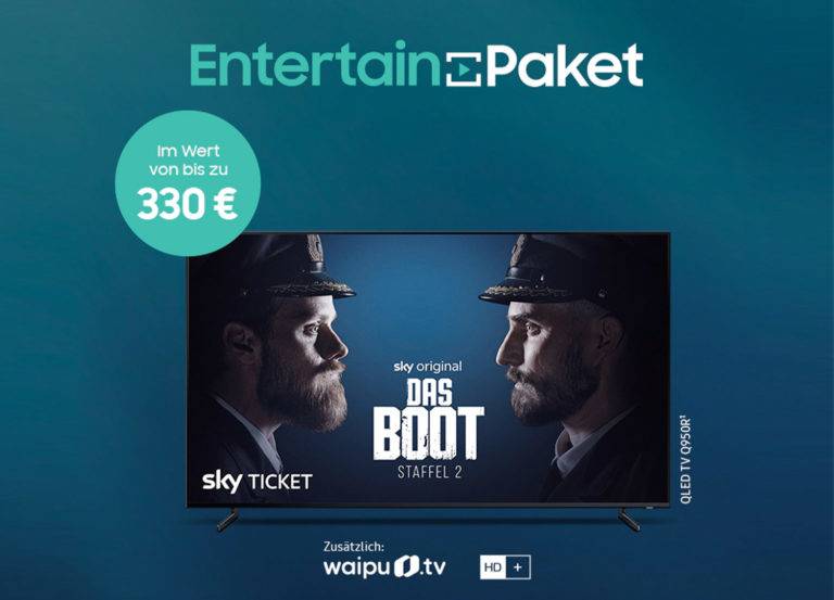Samsung schenkt euch bis zu 12 Monate Sky Ticket beim Kauf eines TV aus 2019