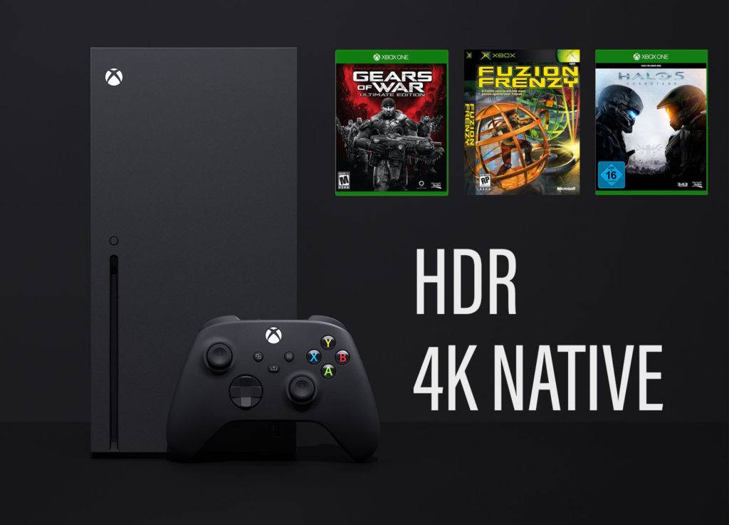 Xbox Series X HDR Implementuerung 4K für alte Games